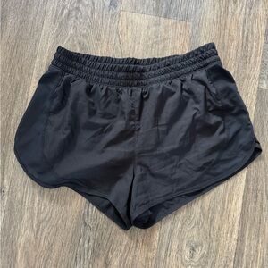 Sleek Black Women's Athletic Shorts